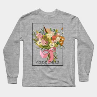 Botanical Floral Art Long Sleeve T-Shirt